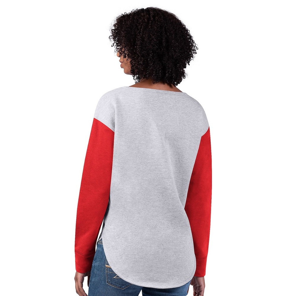 NFL Women's Top Sz M Heathered Crewneck Blue - Picture 2 of 6